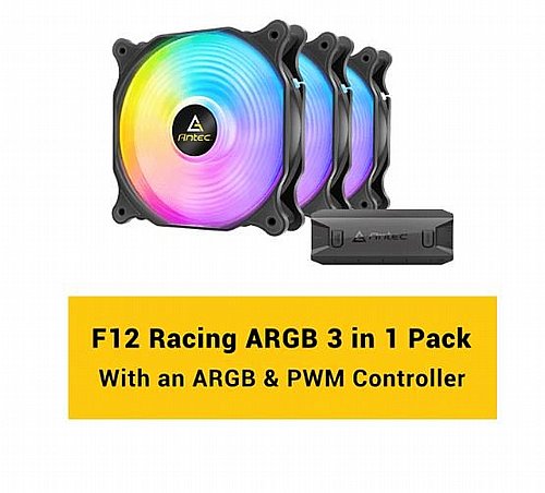 �������� ����� Antec F12 Racing 120mm ARGB 3 Pack Fan+Controller