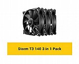 �������� ����� Antec Storm T3 140mm Black 3 Fan Pack