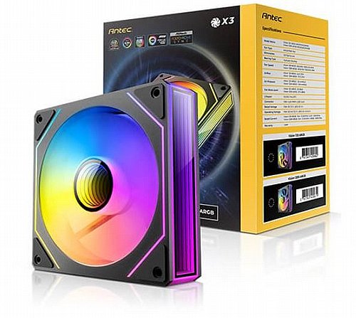 �������� ����� ANTEC Vision 120 ARGB PWM FANS BLACK 3PK