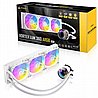 קירור נוזלי משולש לבן ANTEC VORTEX LUM 360 WHITE ARGB 280W TDP