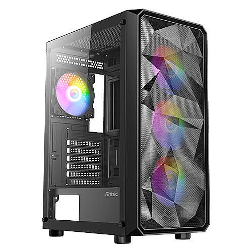 ���� ����  Antec AX83 RGB Extreme Mid Tower Case 6X120MM Fixed ARGB FANS Glass Panel ��� ����