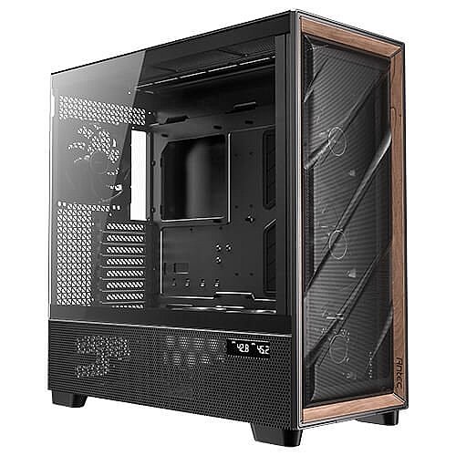���� ���� Antec Flux Pro Black WOOD EATX Full Tower X6 Fans Include