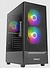 מארז ללא ספק Antec NX410 Mid Tower ATX ARGB כולל חלון זכוכית - צבע שחור