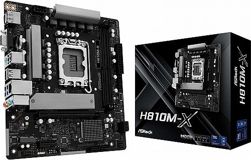 ��� �� ASROCK H810M-X LGA1851 mATX DDR5