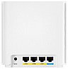 סט 2 יחידות ראוטר ASUS ZenWiFi XD6 802.11ax Whole Home Mesh WiFi System - צבע לבן
