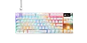 מקלדת גיימינג מכאנית מקצועית Steelseries Apex Pro Gen 3 TKL לבנה