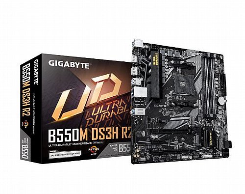 ��� �� ������ Gigabyte B550M DS3H R2 DDR4 Micro-Atx For AMD AM4