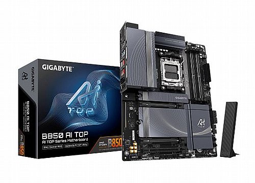 ��� �� ���� GIGABYTE ���  B850 AI TOP WIFI7 ATX DDR5 AM5 2x10GBE LAN