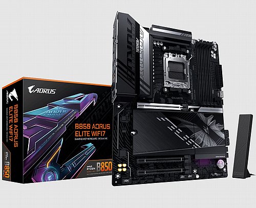 ��� �� AMD B850 AORUS ELITE WIFI7 ATX DDR5 AM5 TYPE-C 3xNVME  Gigabyte 