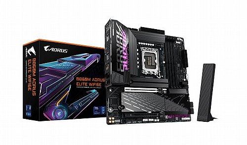 ���  �� ���� Gigabyte ��� ����� ��� 15  B860M AORUS ELITE WIFI6E ATX 2.5GB LAN