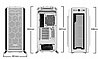 מארז חברת Be Quiet דגם Silent Base 802 BGW40 צבע לבן עם חלון
