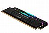 זיכרון למחשב נייח Crucial Ballistix Black RGB 2X16GB 32GB KIT DDR4 3200Mhz BL2K16G32C16U4BL