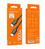 ��� ����� Borofone BX93 100W USB-C/Type-C to USB-C/Type-C Fast Charging Data Cable Length 1m 