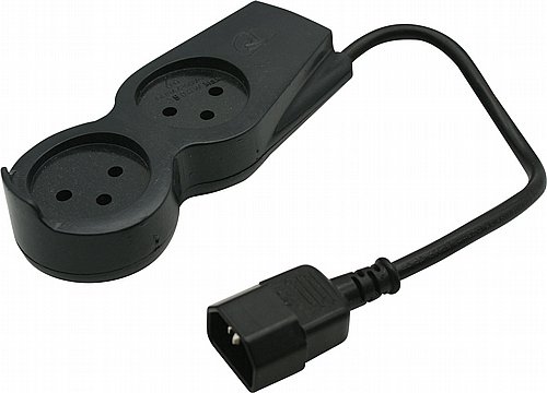 ��� ��� ���� ��� ��� �Two Socket Spliter Cable for UPS�