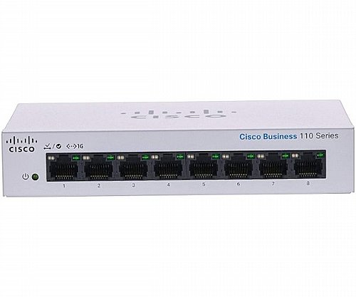 ��� �� ����� ���� Cisco CBS110-8T-D 8 Port Gigabit 10/100/1000