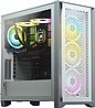 מארז ללא ספק Corsair דגם 4000D AIRFLOW Tempered Glass Mid-Tower CC-9011201-WW לבן