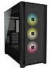 מארז ללא ספק חברת Corsair דגם CORSAIR iCUE 5000X RGB Tempered Glass שחור