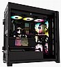 מארז ללא ספק חברת Corsair דגם CORSAIR iCUE 5000X RGB Tempered Glass שחור