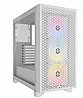 מארז ללא ספק CORSAIR 3000D RGB AIRFLOW Mid-Tower - צבע לבן
