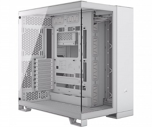 ���� ���� Corsair 6500X Mid-Tower E-ATX Tempered Glass Case White 
