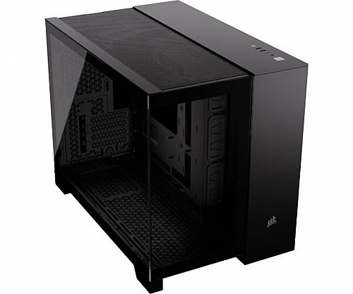  ���� ���� Corsair 2500X Mini-Tower mATX Tempered Glass NO FANS