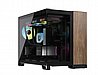 מארז Corsair 2500X Walnut Mid Tower Case - Black בצבע שחור