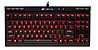 מקלדת גיימינג מכנית Corsair K63 Compact Cherry Red