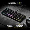 K65 RGB MINI 60% Mechanical Gaming Keyboard צבע שחור