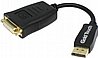 מתאם אקטיבי מחיבור Display Port זכר לחיבור DVI 4K 60Hz נקבה באורך 0.2 מטר Gold Touch