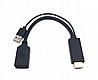 מתאם חברת Gold Touch מחיבור HDMI זכר לחיבור Display Port נקבה באורך 0.2 מטר כולל חיבור מתח USB