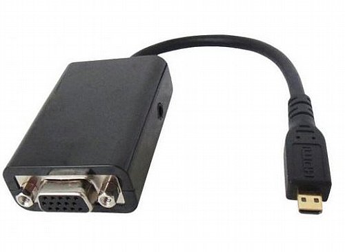 ��� ������ Micro HDMI ������ VGA �� ����� ��� 3.5 �''� ��� CH-MICRO-HD-VGA-A