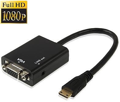 ��� ������ Mini HDMI ������ VGA �� ����� ��� 3.5 �''�