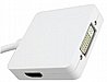 מתאם מחיבור Mini Display Port זכר לחיבור DVI, HDMI ו-VGA נקבה באורך 0.2 מטרים CH-Mini-DP-ALL