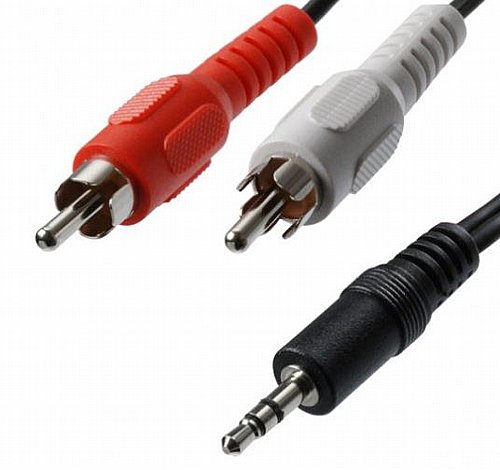 ��� ����� 3.5 �''� ������ 2xRCA ����� 10 ����� CH-PL-2RCA-10