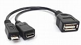 ��� Micro USB To OTG with Power ���� Gold Touch 