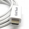 כבל מחיבור USB 3.1 Type-C זכר לחיבור HDMI זכר באורך 1.8 מטר Gold Touch