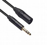 ��� XLR Copper cable Black Plug Male to 6.35 � 3m