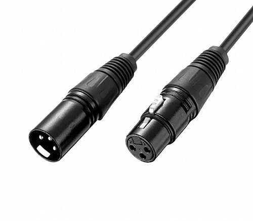 ��� XLR Copper cable Black Plug M/F � 10m