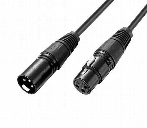��� XLR Copper cable Black Plug M/F � 1.8m