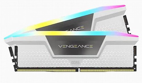 ������ ����� ���� CORSAIR Vengeance RGB 32GB 2x16GB DDR5 5600 C40 White