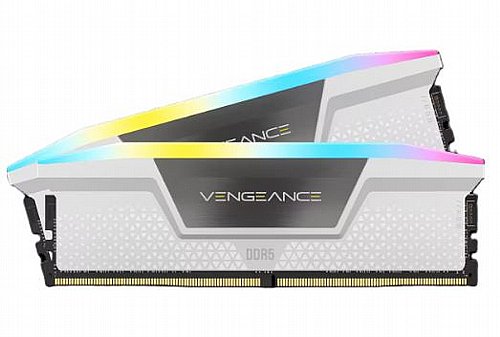 �������� ����� ���� Corsair Vengeance RGB DDR5 32GB 2X16 6000MHZ C36 White