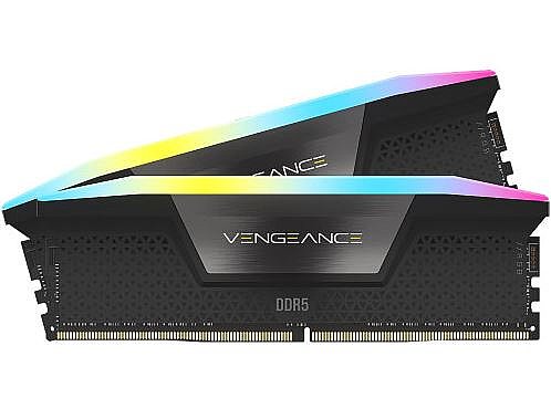 �������� ����� ���� CORSAIR VENGEANCE RGB 32GB (2x16GB) DDR5 DRAM 6000MT/s CL36 AMD EXPO & Intel XMP 