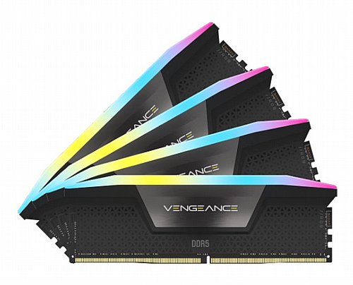������ ����� ���� CORSAIR VENGEANCE RGB 64GB 4x16GB DDR5 6200MHz C32 CMH64GX5M4B6200C32