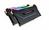 זיכרונות חברת CORSAIR דגם CMW16GX4M2C3200C16 16GB (2x8GB) VENGEANCE RGB PRO DDR4 3200MHz C16