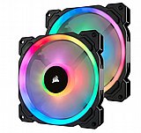 ��� 2 �������� ����� �� ���� ����� Corsair LL140 Dual Light Loop RGB LED 140mm Lighting Node PRO