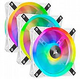 ����� �������� ����� �� ��� ����� Corsair iCUE QL120 RGB 120mm PWM White with Lighting Node CORE