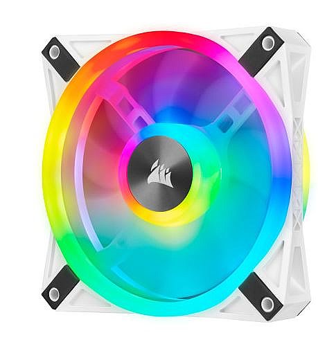 ������ Corsair iCUE QL120 RGB 120mm PWM Single Fan White ���� ���