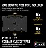 ������ ����� iCUE QL140 RGB 140mm PWM White Fan � Dual Fan Kit with Lighting Node CORE ���� ��� �� ���