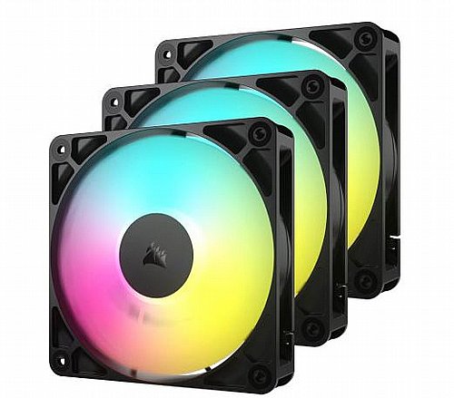 �������� ����� Corsair RS120 ARGB 120mm PWM 3x Fans - Triple Pack