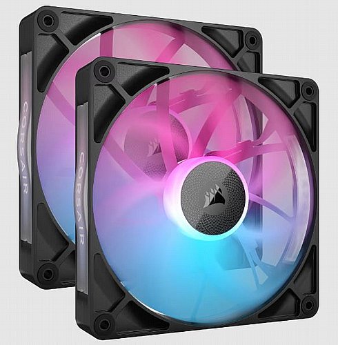 ��� �������� �� ��� iCUE LINK RX140 RGB 140mm PWM Fan Twin Starter Kit